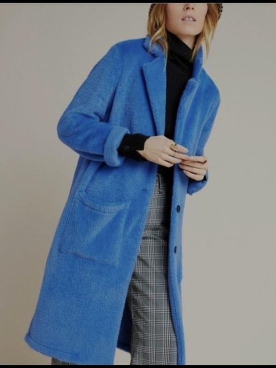 Sanctuary Jackets & Blazers - Sanctuary Electric Blue Teddy Coat